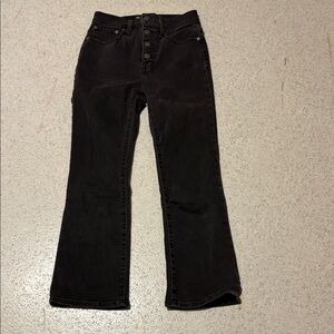 Madewell Black Flare Women's Jeans